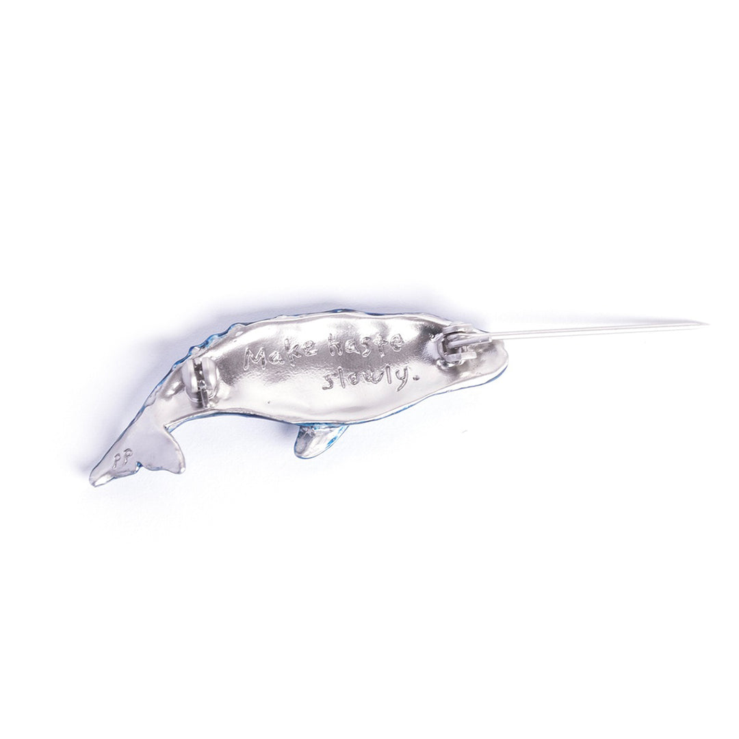 ブローチ Palnart Poc コククジラの夢 日本製 ハンドメイド クジラ