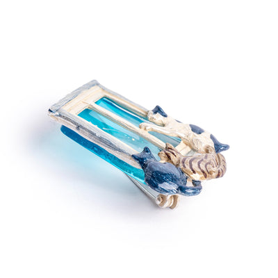ブローチ　Palnart Poc 自宅警備 日本製 ハンドメイド ネコ 猫 アクセサリー【取り寄せ品】（2511606400）