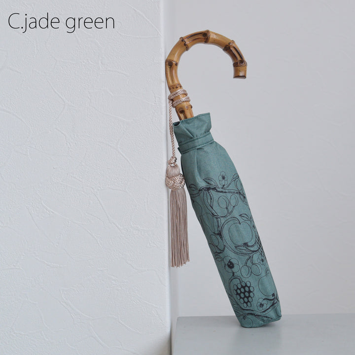 日傘 utatane×Kuovi（クオヴィ）折りたたみ傘】100％遮光 3段55cm