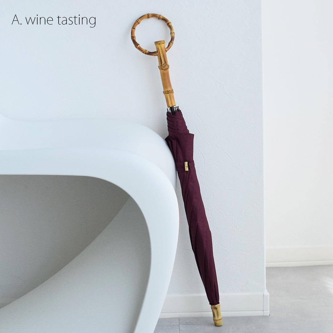 日傘 長傘】100％遮光 47cm スライドショート 北欧色