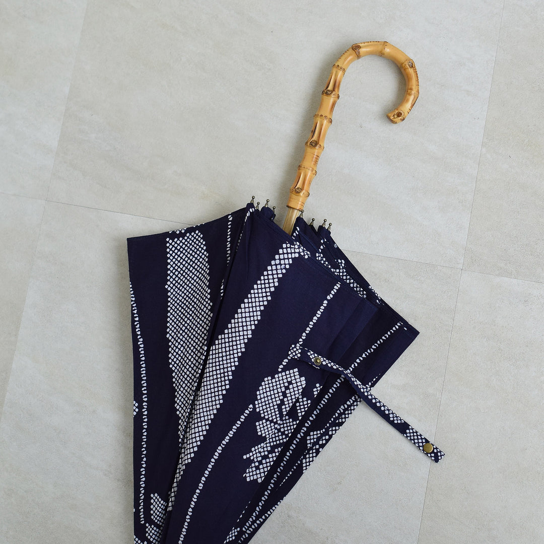 藍染日傘　シエナ　お名前入り　紅葉 折りたたみ傘 サテンプリント(505909368)｜阪急百貨店公式通販