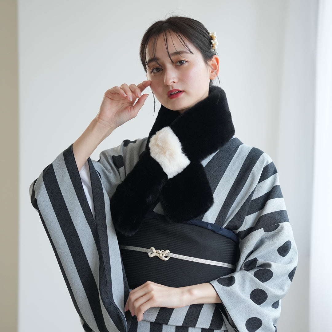 新品タグ付　23区  ウールカシミヤ　ネックウォーマー　F ウールカシミヤネックウォーマー 23区￼