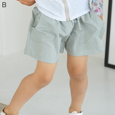 【キッズ水着 スイムウェア パンツ】男女兼用 ショートパンツ ウエストゴム（2715600001）