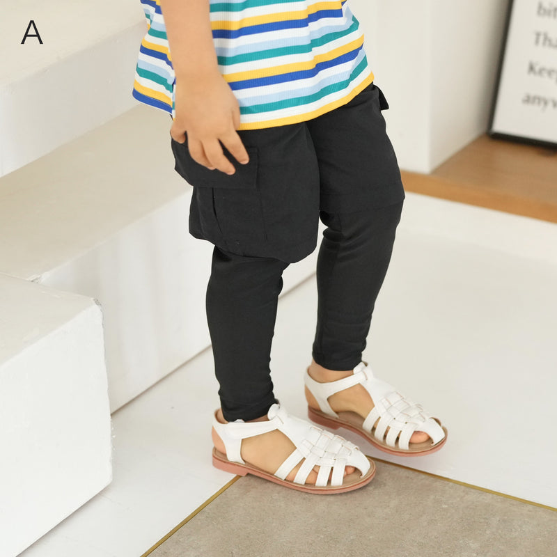 【キッズ水着 カーゴパンツ】ポケット 子供水着 男女兼用  ウエストゴム（2715600401）