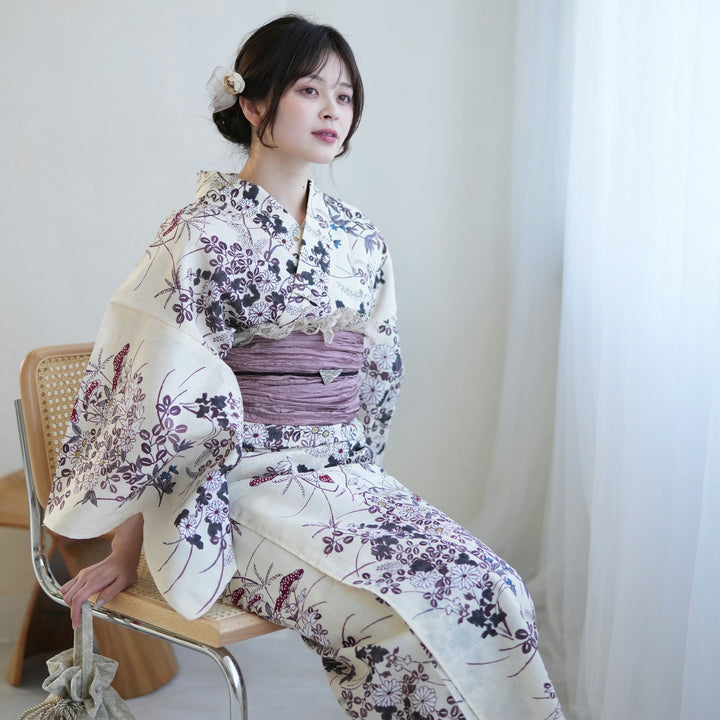 utatane 浴衣3点セット フリーサイズ utatane 浴衣 セット レディース フリーサイズ 浴衣3点セット