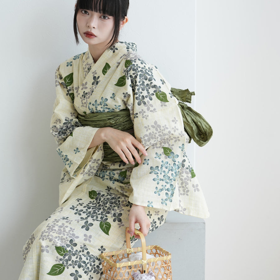 浴衣（紫陽花柄）| utatane［公式］オンラインショップ