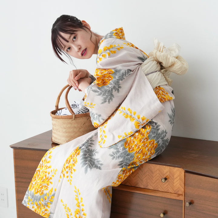 utatane 浴衣3点セット フリーサイズ ベージュ系 5010163211_1bb8ee4e-4866-4d8d-