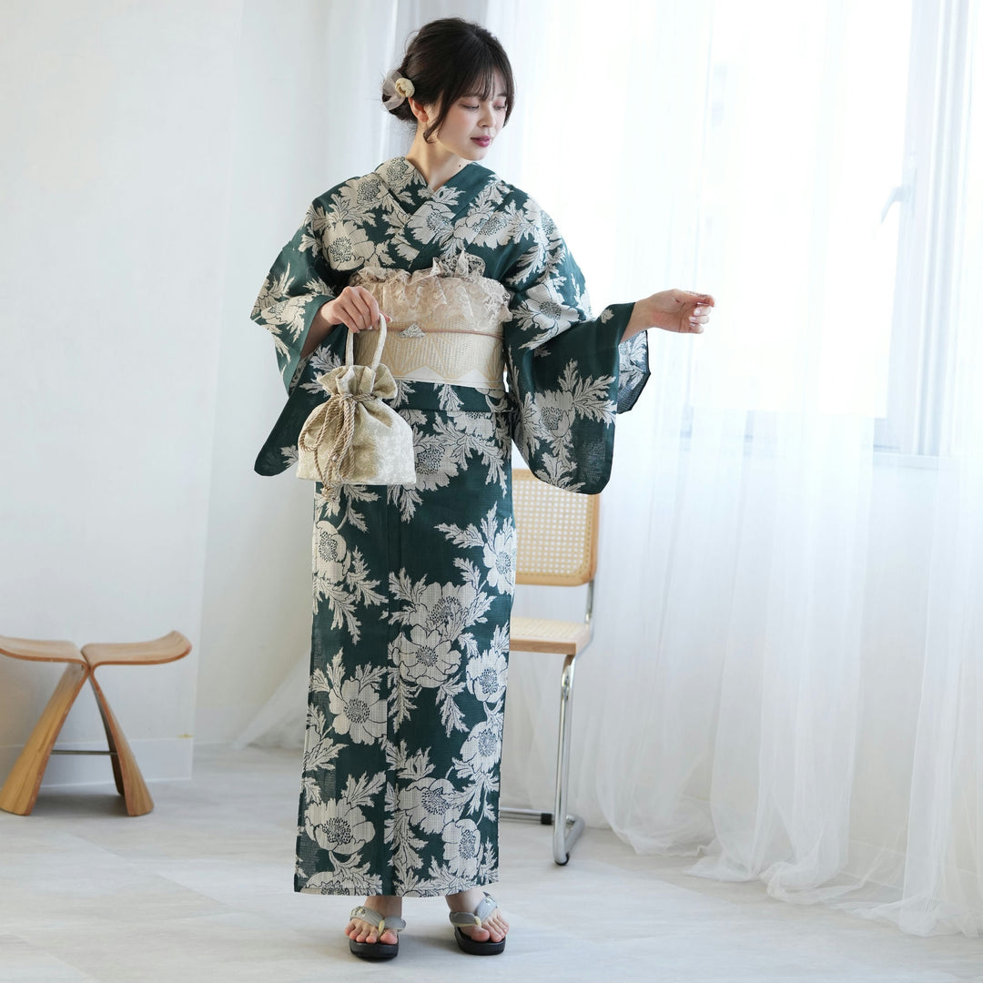 utatane浴衣・帯・帯紐・下駄 2万8千円相当