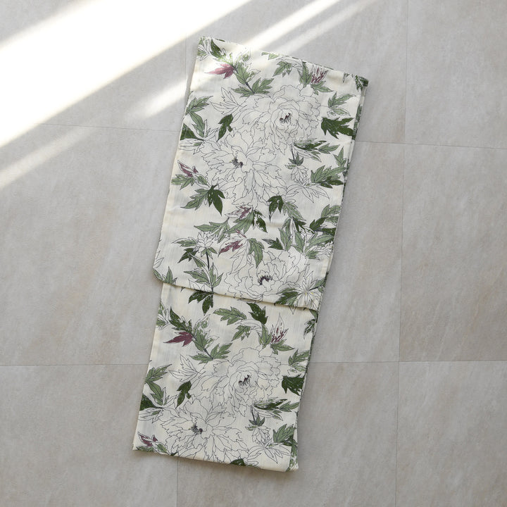 浴衣3点セット（浴衣/帯/下駄） utatane フリーサイズ（身長155