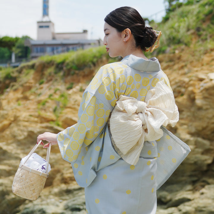 レビュー高評価の商品!の商品をすべて 絵羽浴衣3点セット（浴衣/帯/下駄） utatane×Kuovi（クオヴィ 着物・浴衣