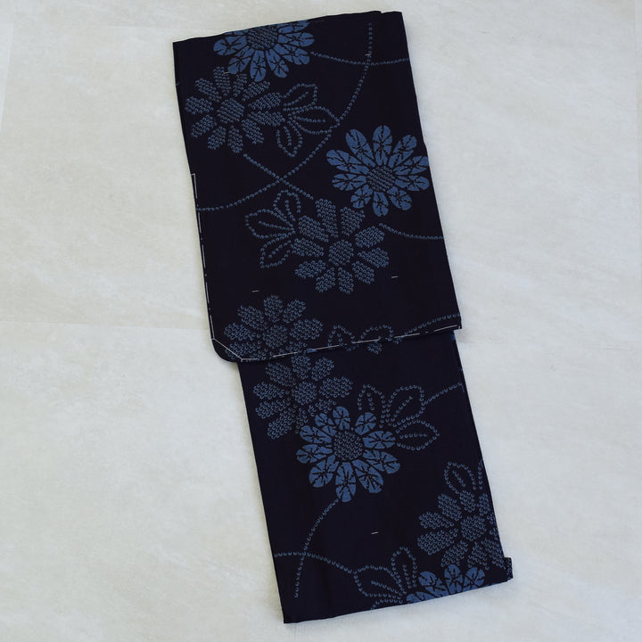 utatane × 注染工房 浴衣3点セット ( ゆかた・帯・下駄 ) 赤坂紬