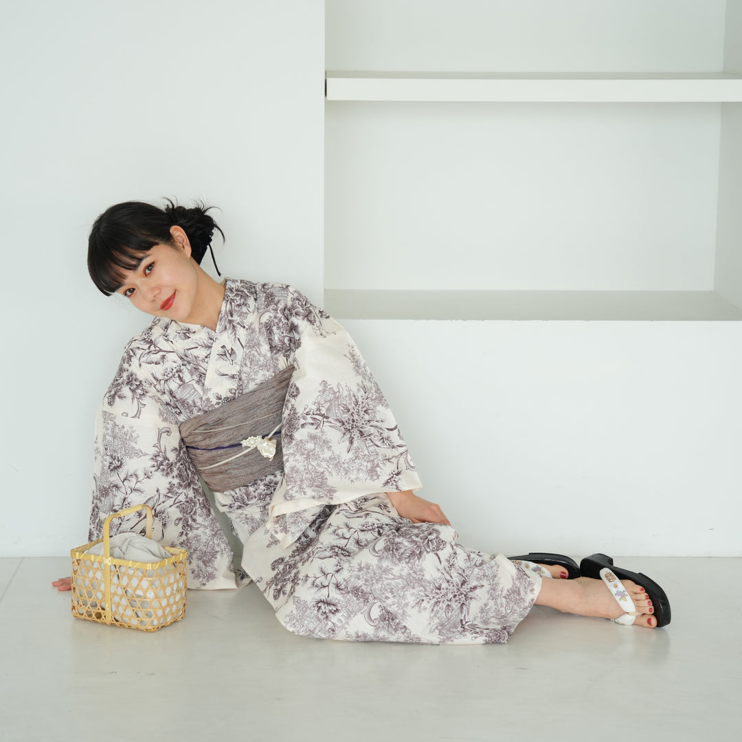 ✓新品【ローズのトワルドジュイ×バニラ】 ニコアンティーク