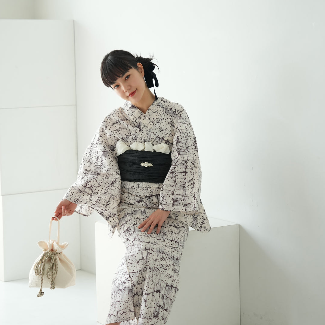大人の浴衣に 限定 Sale つまらなかっ QJXXX本麻のアンティーク名古屋 