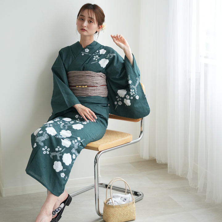 浴衣　有松絞り　身丈140 身長150㎝位の方にピッタリ 浴衣 有松絞り 身丈140 身長150㎝位の方にピッタリ - メルカリ