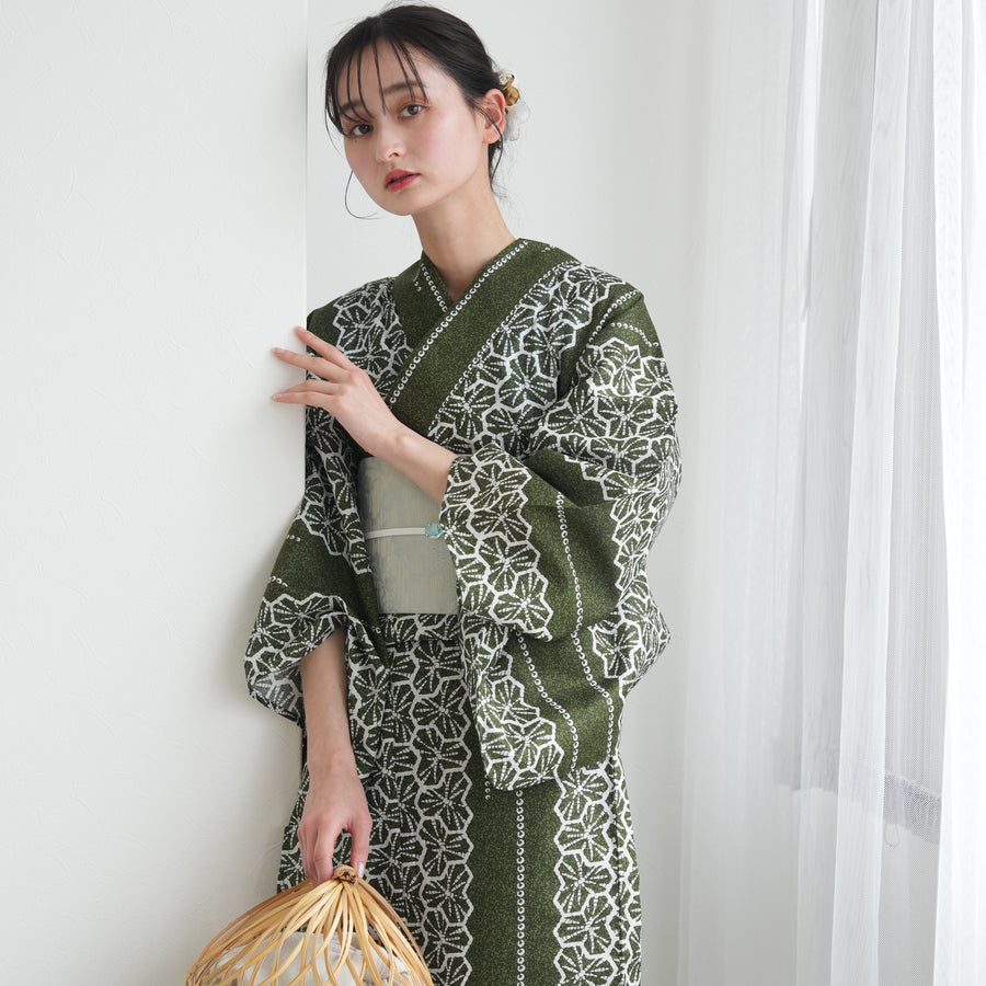着物・浴衣 green55 浴衣（緑色／グリーン） | utatane［公式］オンラインショップ