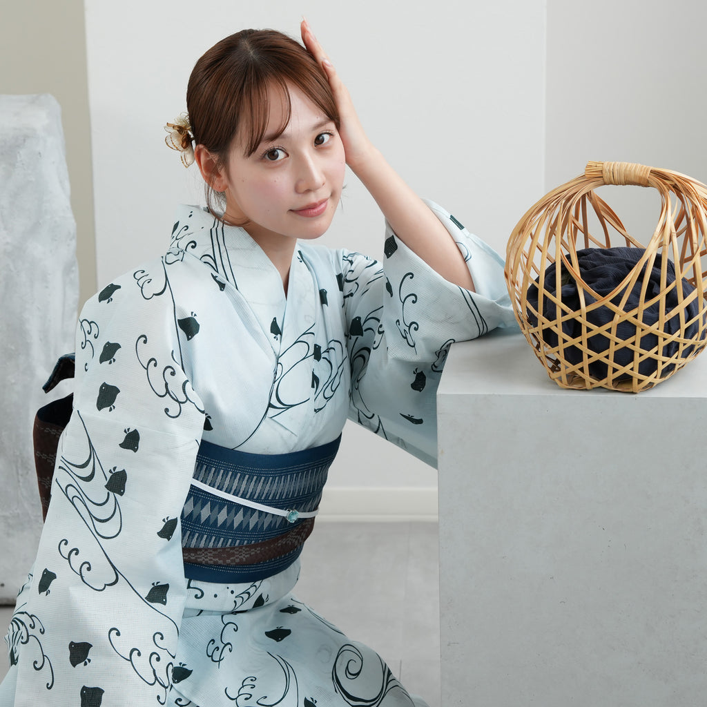 utatane 浴衣 レディース セット 高級変わり織 浴衣3点セット