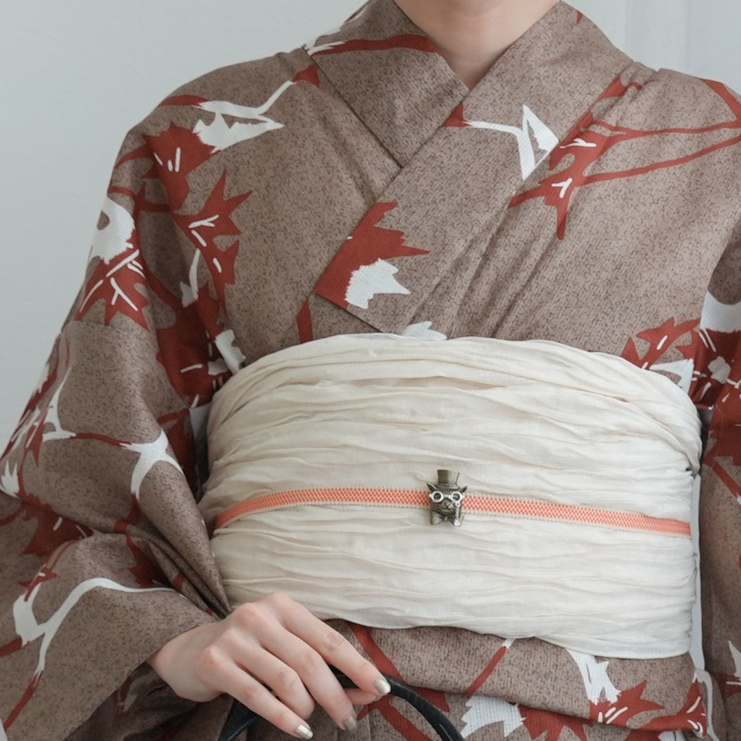 未使用高島屋購入★あざみアザミと竹柄の浴衣ゆかた両面使える黒ねず茶帯バッグセット 未使用高島屋購入☆あざみアザミと竹柄の浴衣ゆかた両面使える黒ね