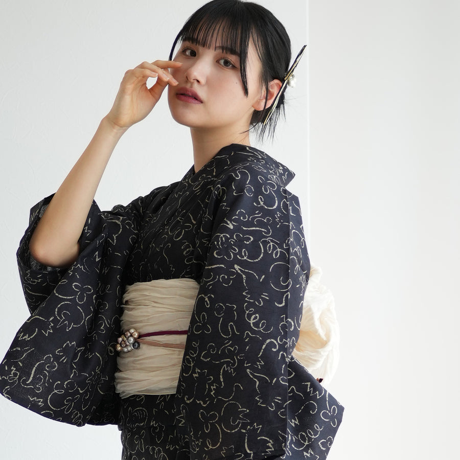 浴衣（アニマル柄）| utatane［公式］オンラインショップ