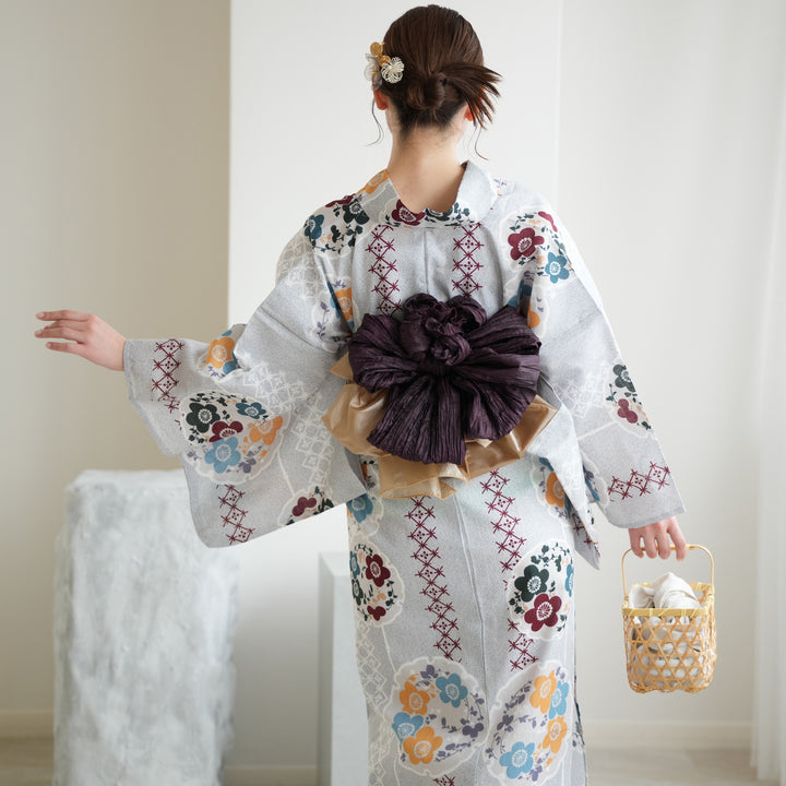 ◆高級変わり織◆涼し鉄線弦浴衣◆人気古典江戸ゆかた◆新品未使用　呉服店購入ゆかた ◇高級変わり織◇涼し鉄線弦浴衣◇人気古典江戸ゆかた◇新品未