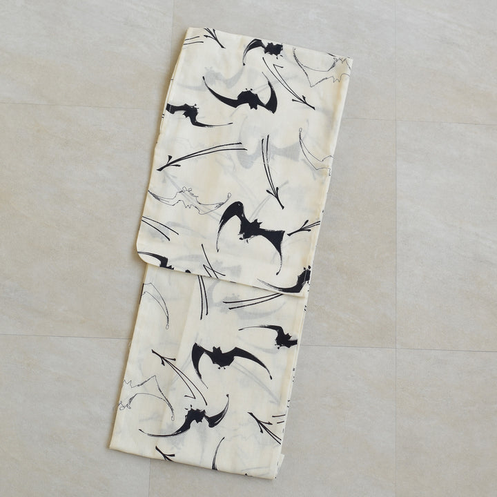 ニコアンティーク 高級変わり織 浴衣3点セット ( ゆかた・帯・下駄