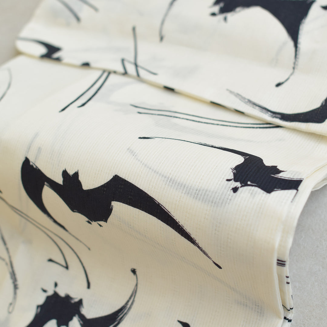 ニコアンティーク 高級変わり織 浴衣3点セット ( ゆかた・帯