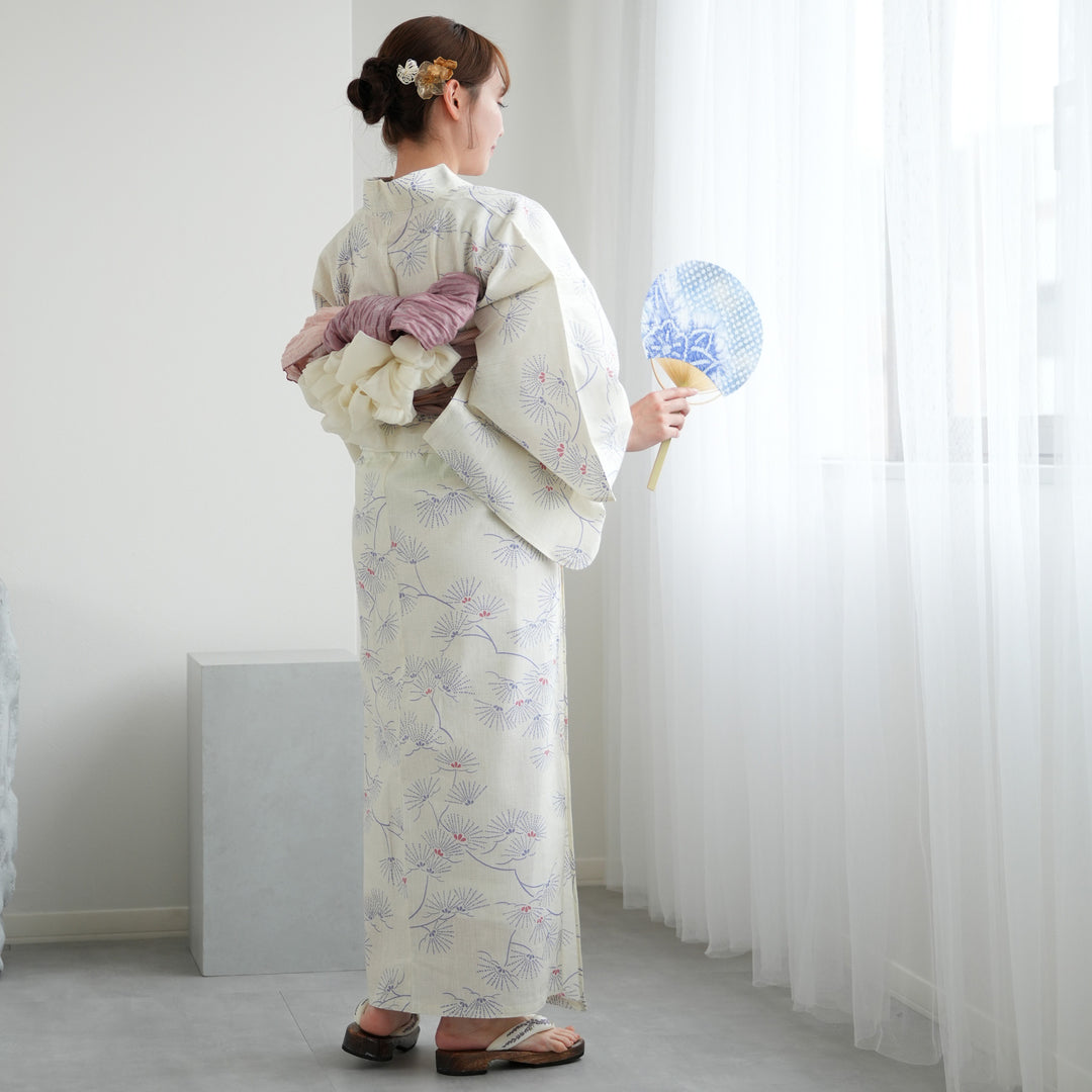 楽天市場】【utatane 高級変わり織 浴衣3点セット 粋紺市松に