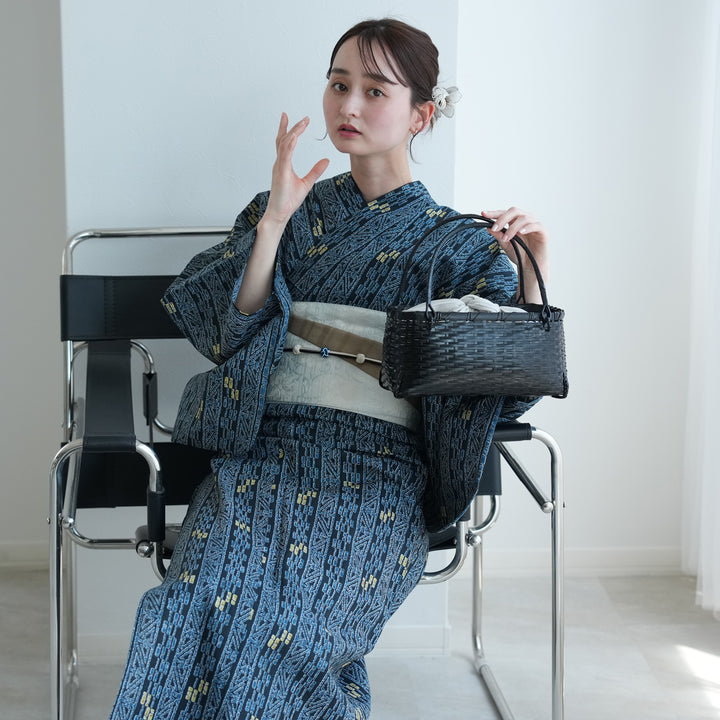 utatane 浴衣 帯 下駄の3点セット utatane 浴衣 レディース セット 3点セット（浴衣 帯 下駄