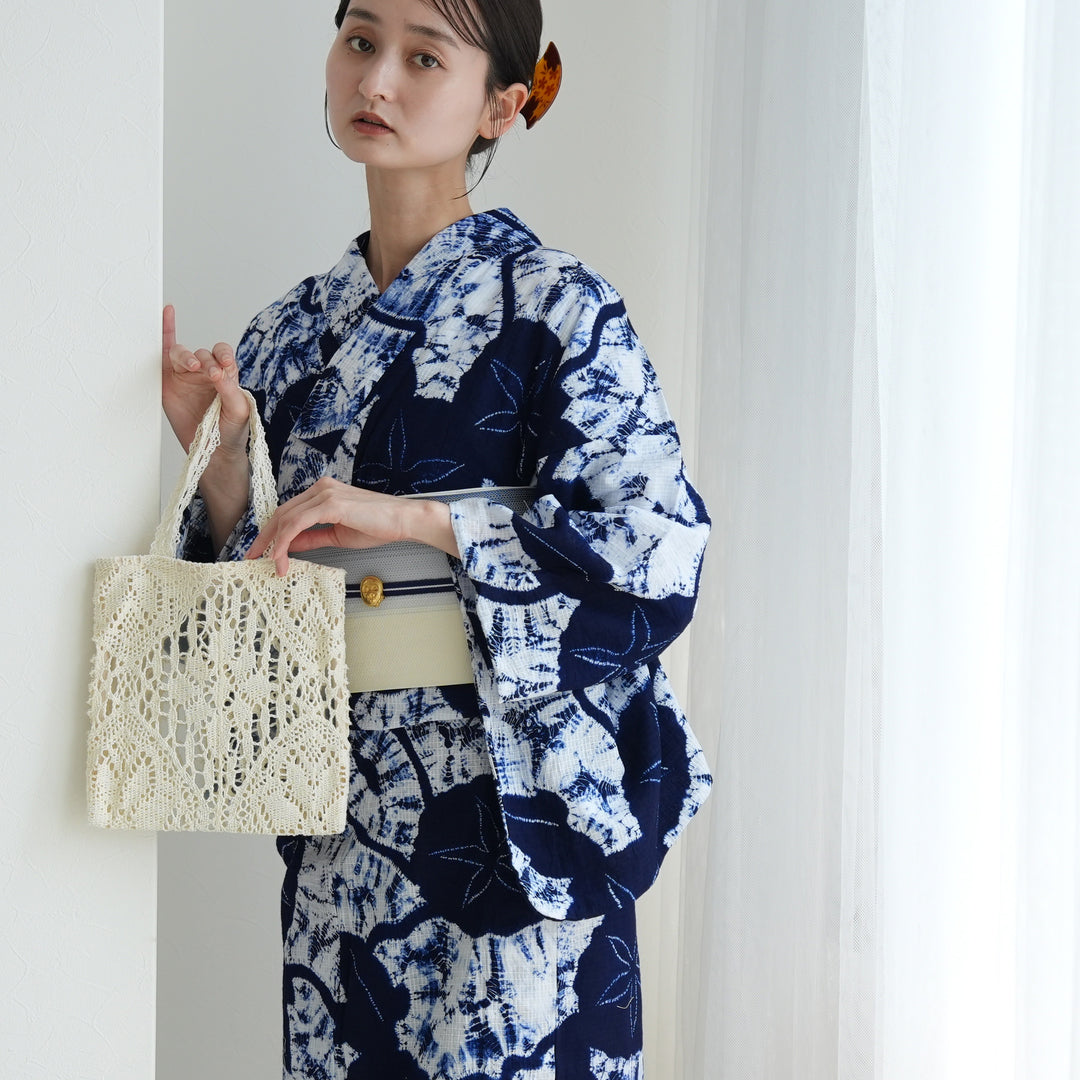 正絹 袋帯 3点セット 振袖（156〜166）長襦袢、正絹袋帯，シルバー銀糸