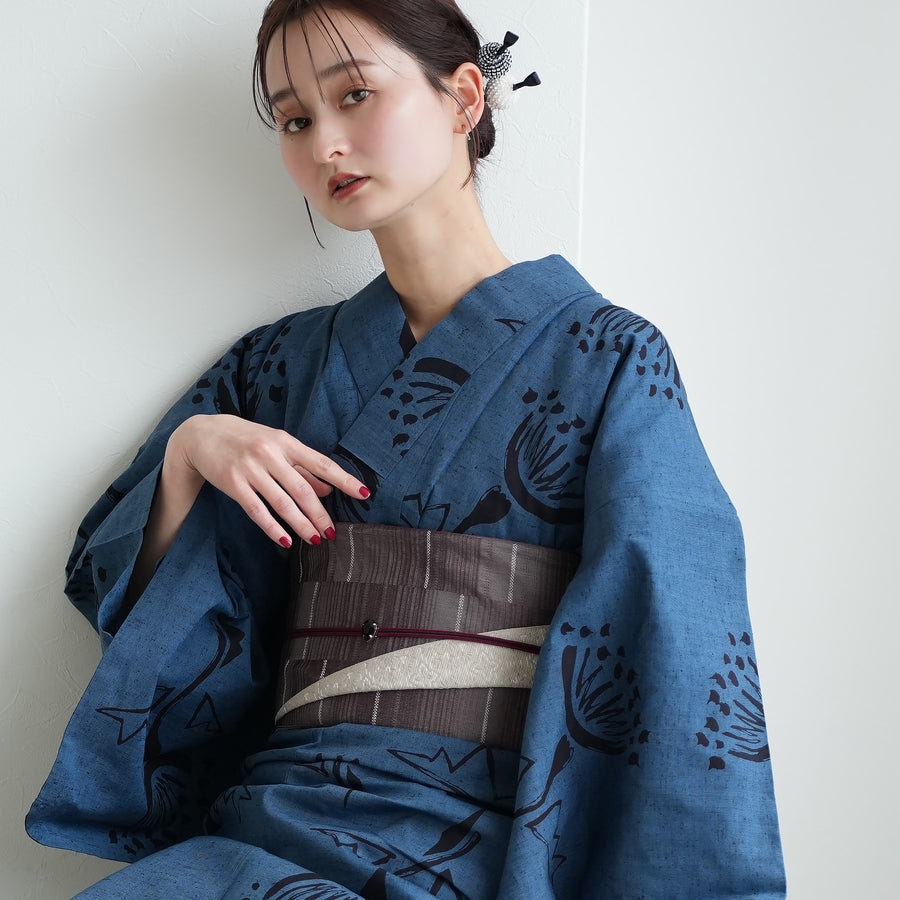 麻100% 総手縫い 希少な高級浴衣 美品 浴衣（古典柄／レトロ） | utatane［公式］オンラインショップ – Page 2