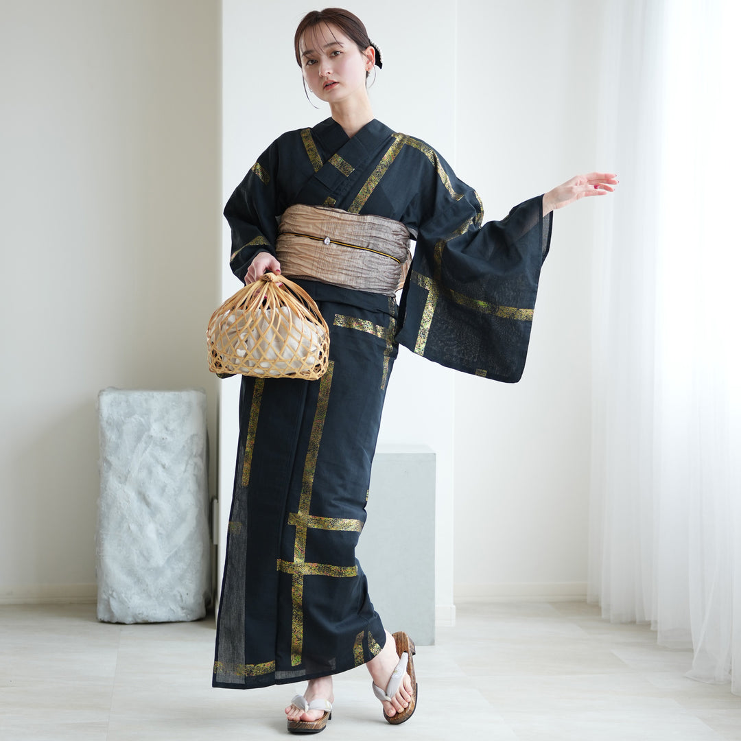 【値下げ】utatane ウタタネ 浴衣 きなりに光る黄金の蛍 New Item - 新着順 | utatane［公式］オンラインショップ