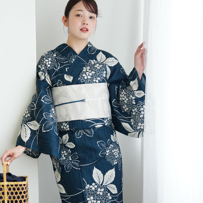 浴衣（紫陽花柄）| utatane［公式］オンラインショップ