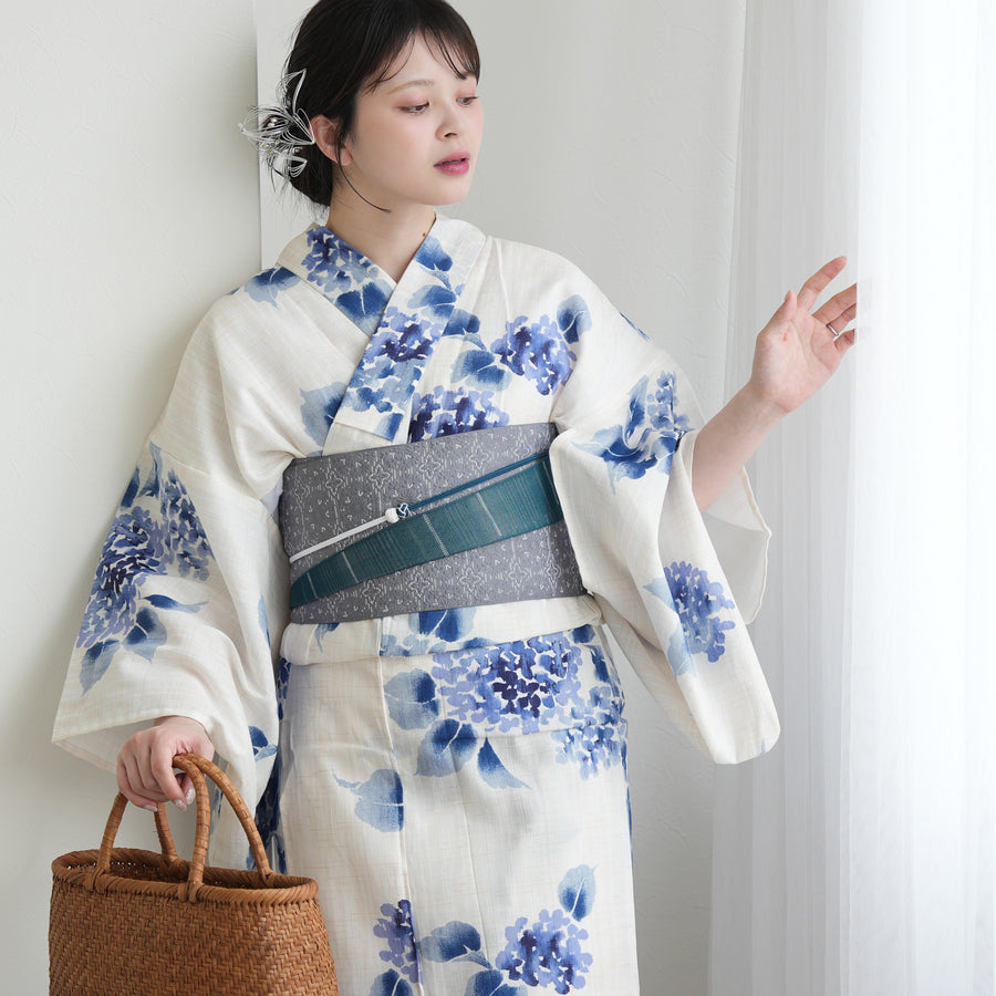 ちょん hinari × utatane浴衣セット 紫陽花 hinari（ヒナリ）の「hinari × utatane浴衣セット 紫陽花（浴衣）」 - WEAR