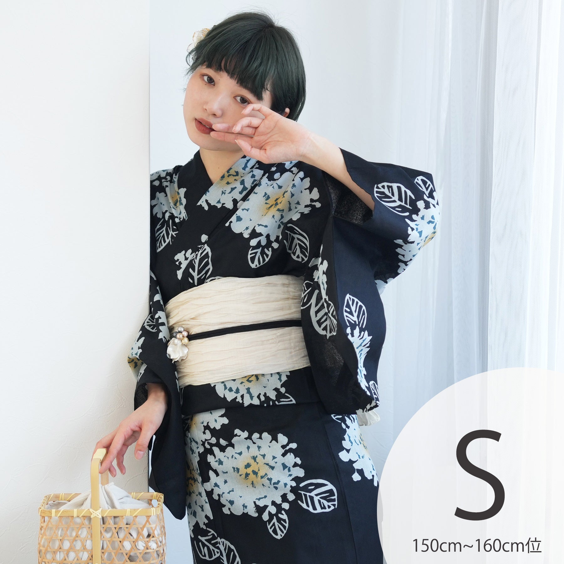 浴衣（紫陽花柄）| utatane［公式］オンラインショップ