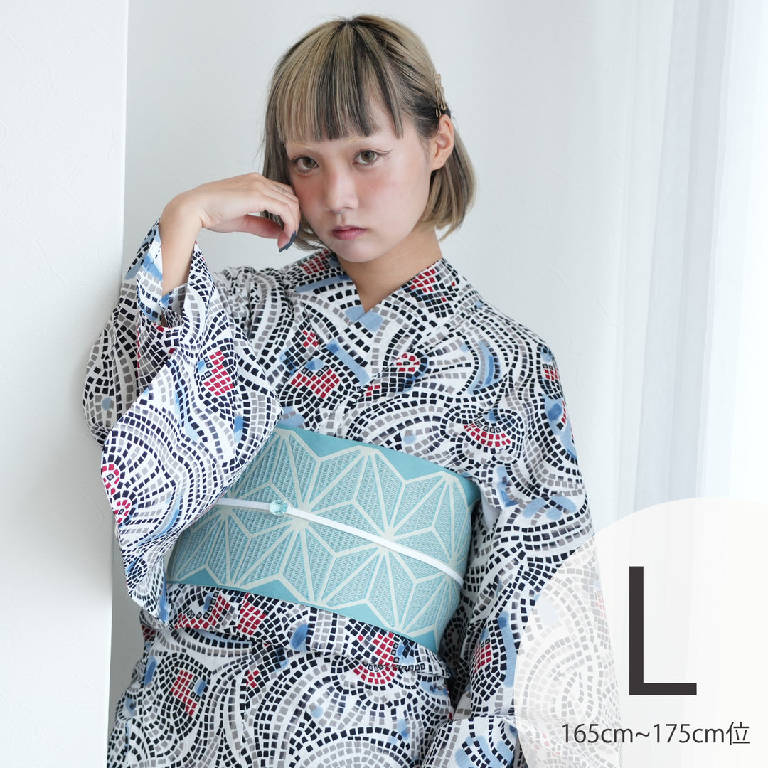 着物・浴衣 Charles BONLECILL noir 浴衣 「BONLECILL noir」 「綿100%」 3点セット