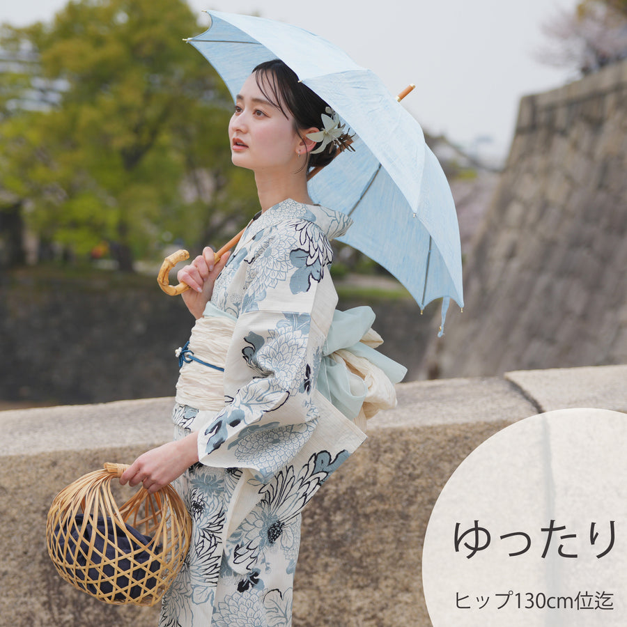 浴衣 大きいサイズ レディース ゆかた 大人 浴衣単品 3L 4L