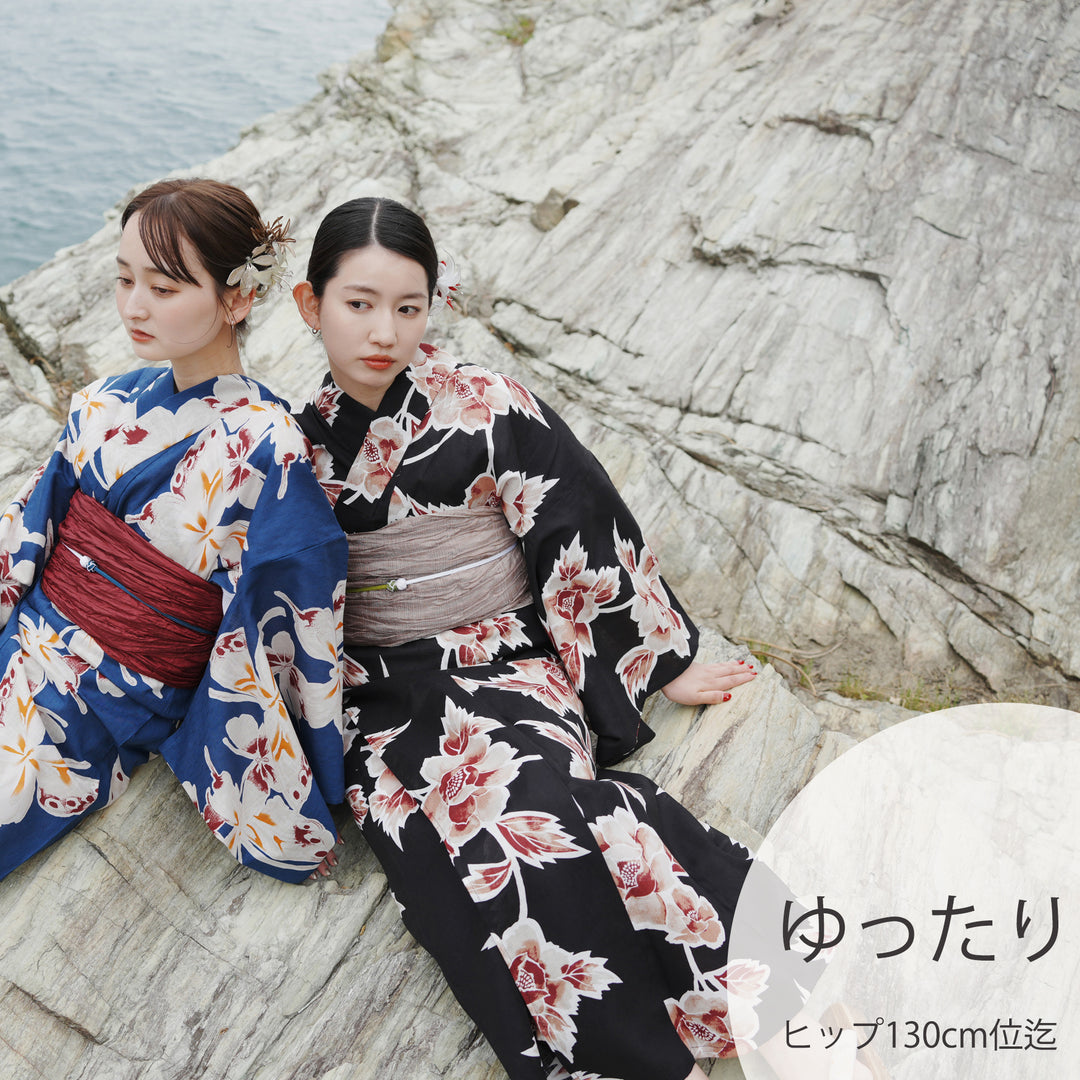 utatane 浴衣 utatane 浴衣 レディース セット 高級変わり織 浴衣3点セット 薄