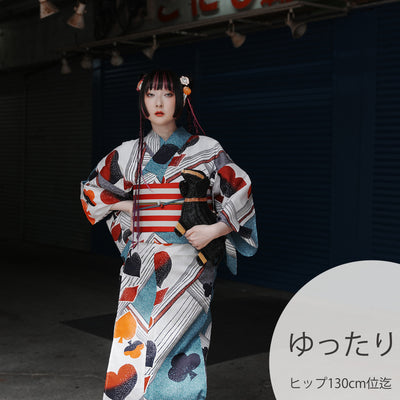 アデリアレトロ ニコアンティーク　浴衣単品　ゆったり　3L utatane ニコアンティーク 浴衣 2026SS新作（Nico@ntique） – utatane