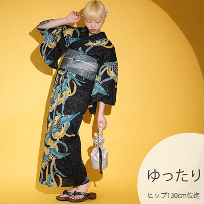utatane 浴衣3点セット フリーサイズ 下駄付き utatane 浴衣 セット レディース フリーサイズ 3点セット 浴衣/帯/下駄