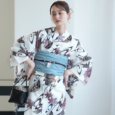 22日まで大特価◯新品◯ウタタネ ◯浴衣、帯、レース帯 浴衣セット