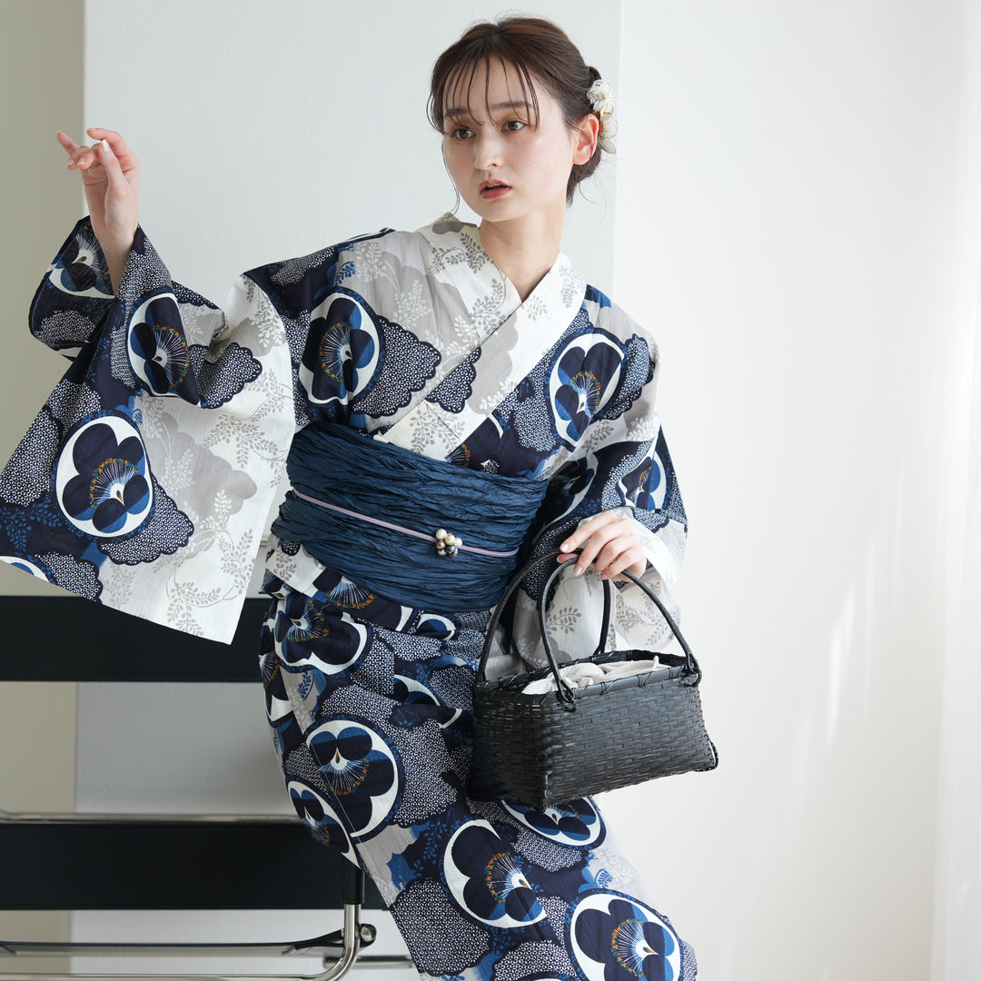 お任せ下駄+お任せ帯締めつき◇◇utataneブランド浴衣＆帯セット