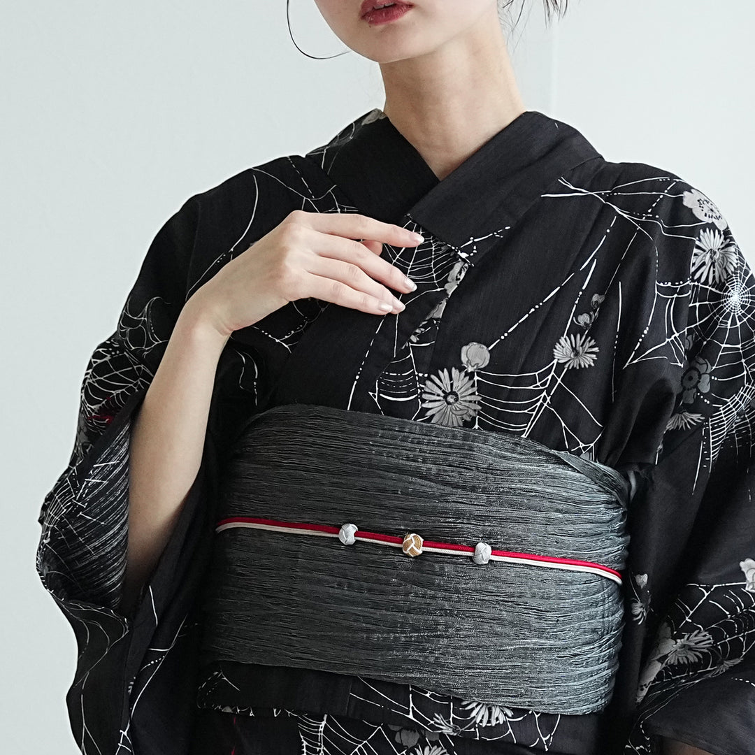 ニコアンティーク セパレート 二部式浴衣3点セット ( ゆかた上下・帯