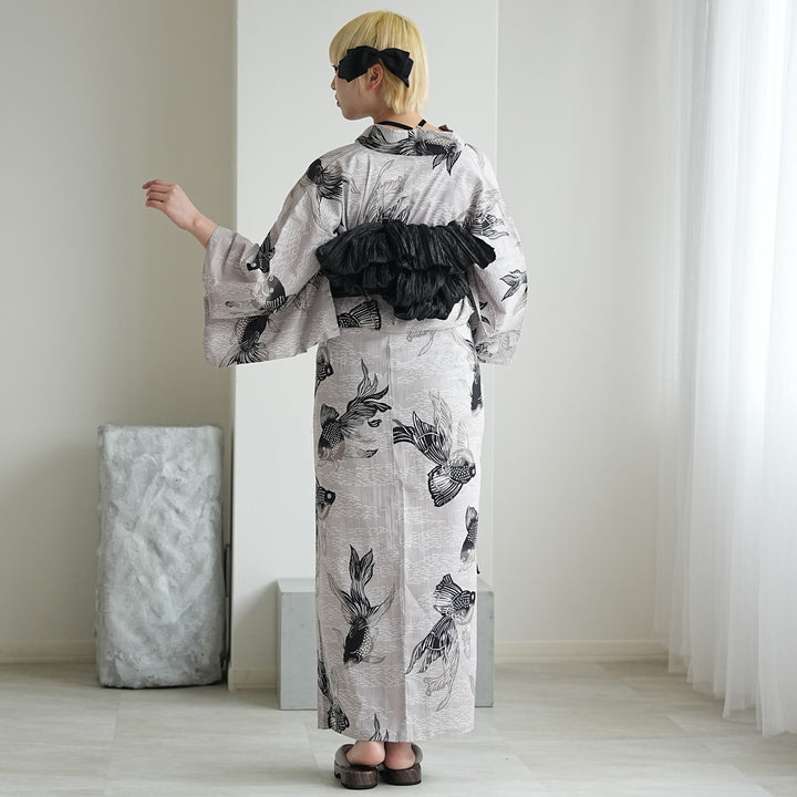 utatane ニコアンティーク　セパレート浴衣セット　レトロ ニコアンティーク セパレート 二部式浴衣3点セット ( ゆかた上下・帯