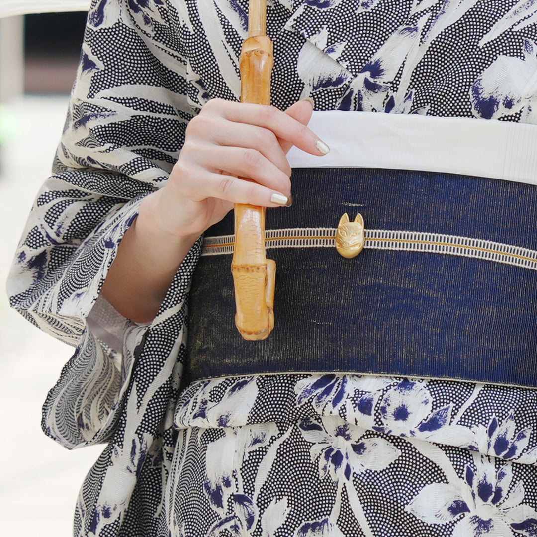 acka 浴衣・帯セット U utatane×Acka. 浴衣3点セット ( ゆかた・帯・下駄 ) 山茶花