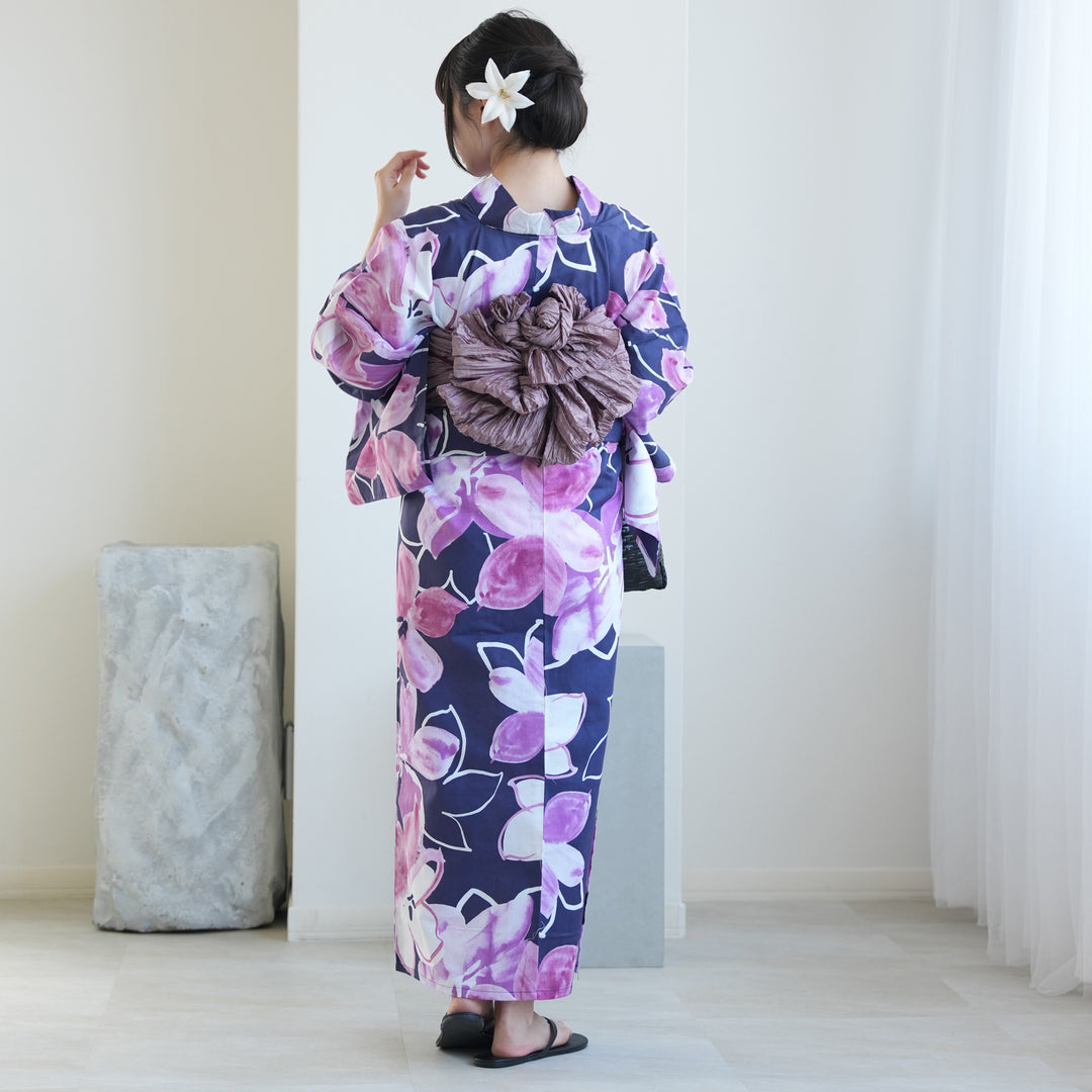 お仕立て上がり 浴衣2点セット (ゆかた・帯) 平成レトロ 秘密の