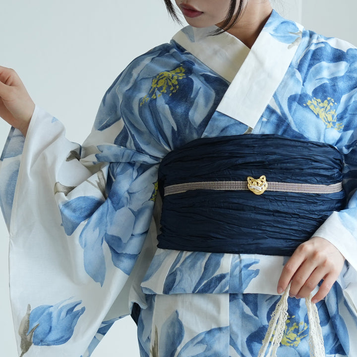 お仕立て上がり 浴衣2点セット (ゆかた・帯) 平成レトロ 終わりなき