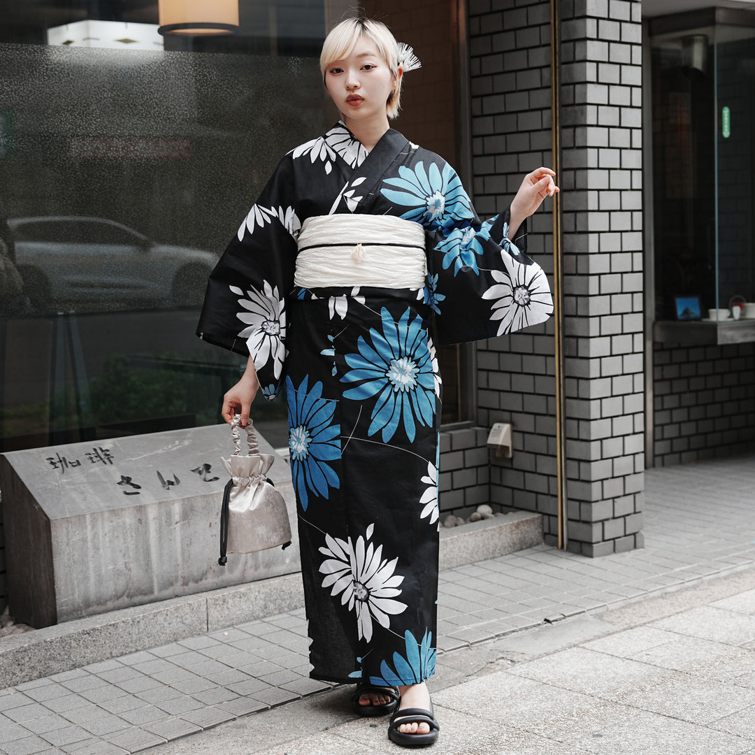 お仕立て上がり 浴衣2点セット (ゆかた・帯) モダン・モード ネオ