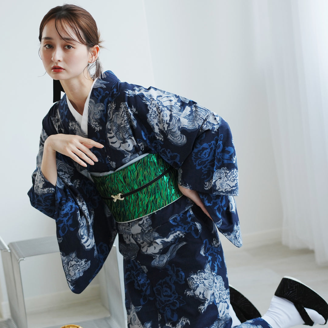 ラスト➀点 ふりふ 小紋単品 洗える着物小紋 ふりふ 小紋着物セット ※美品