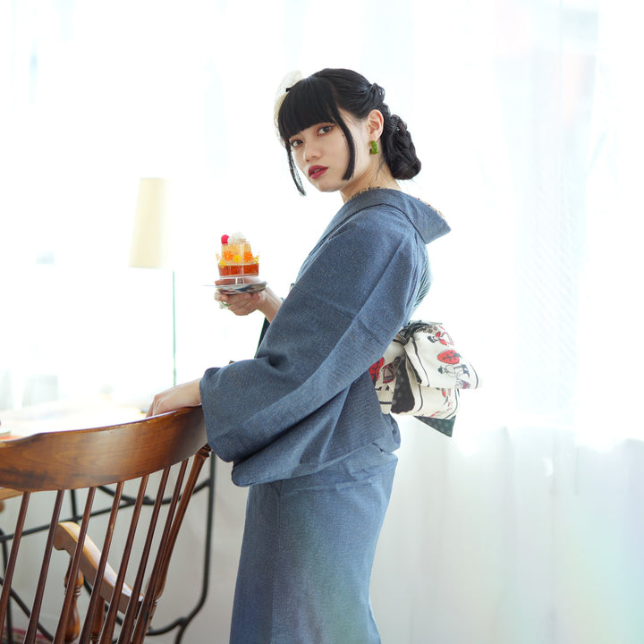 着物セット ニコアンティーク×アデリアレトロ 2点セット（着物+