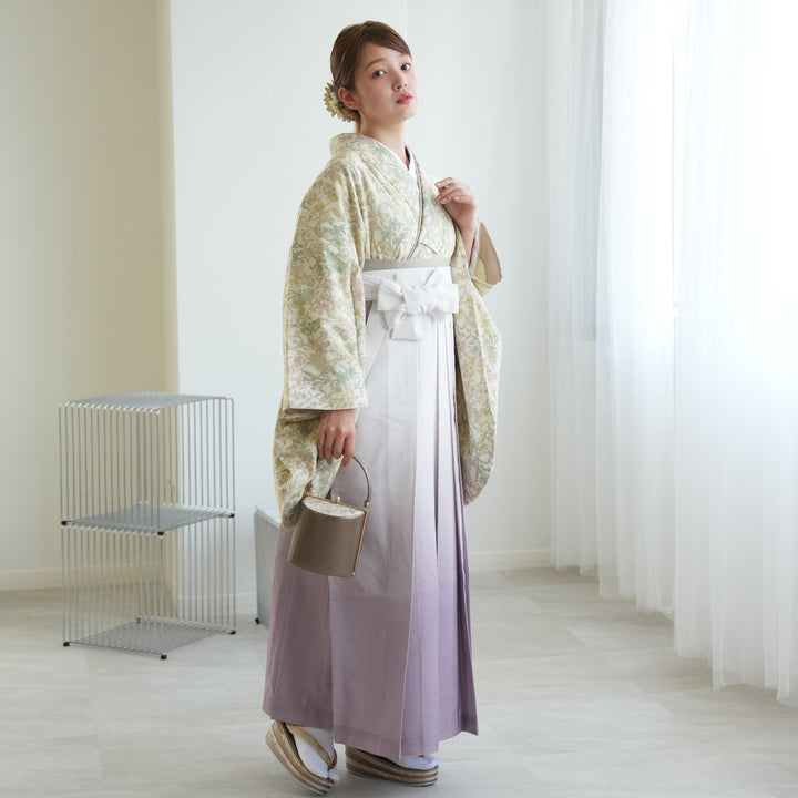 袴 2点セット 2尺袖着物 utatane 卒業式 販売 袴91-99cm（身長