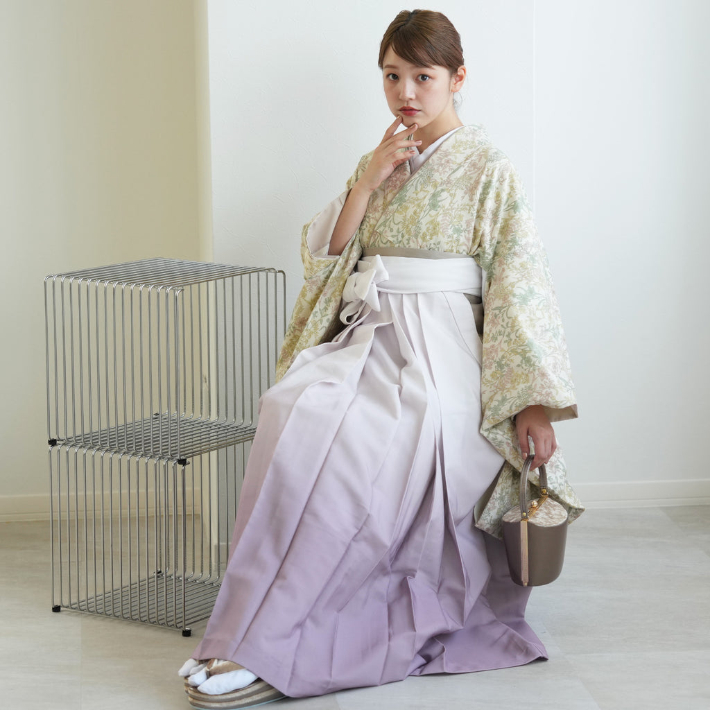 袴 2点セット 2尺袖着物 utatane 卒業式 販売 袴91-99cm（身長